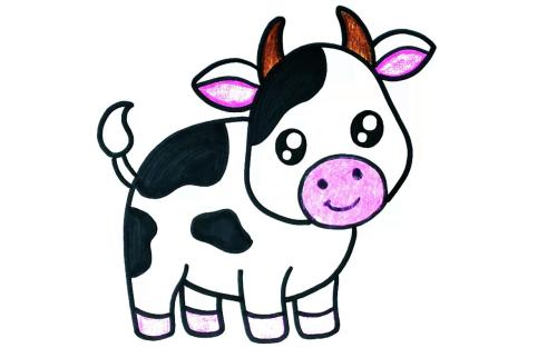 عکس نقاشی گربه رنگ شده