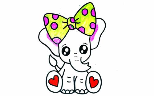 عکس نقاشی گربه رنگ شده