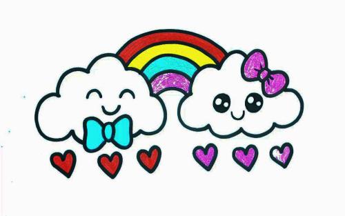 عکس نقاشی گربه رنگ شده