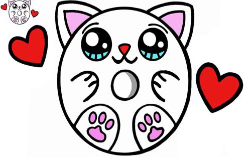 عکس نقاشی گربه رنگ شده