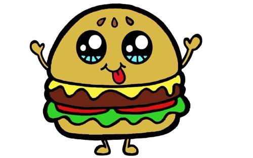 عکس نقاشی گربه رنگ شده