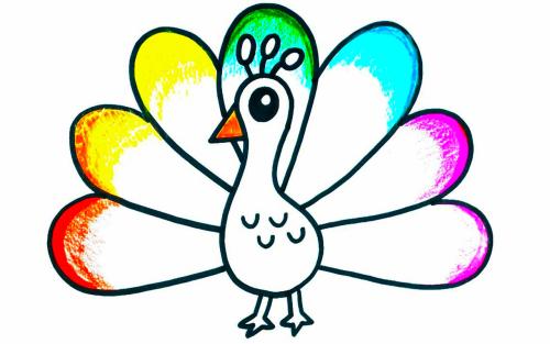 عکس نقاشی گربه رنگ شده