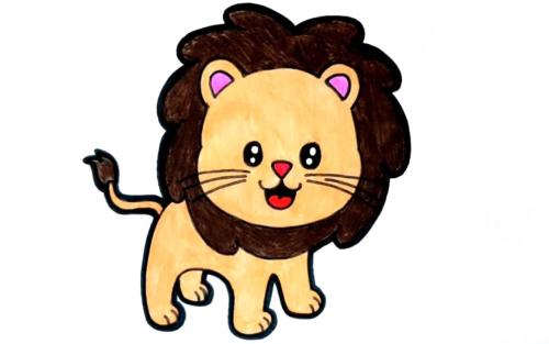 عکس نقاشی گربه رنگ شده