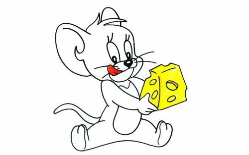 عکس نقاشی گربه رنگ شده