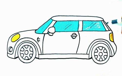 عکس نقاشی گربه رنگ شده