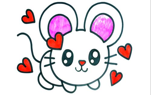 عکس نقاشی گربه رنگ شده