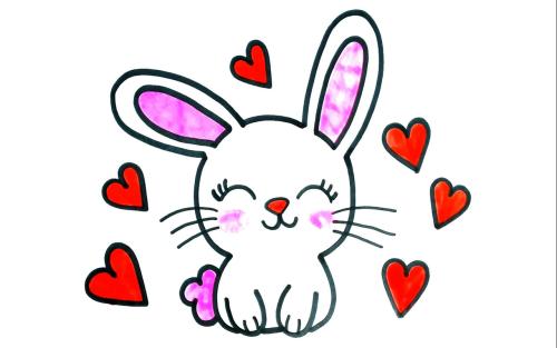 عکس نقاشی گربه رنگ شده