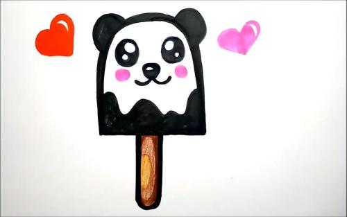 عکس نقاشی گربه رنگ شده