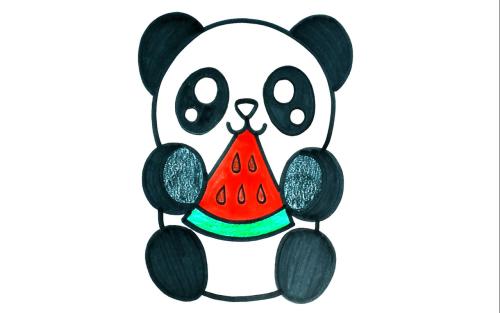 عکس نقاشی گربه رنگ شده