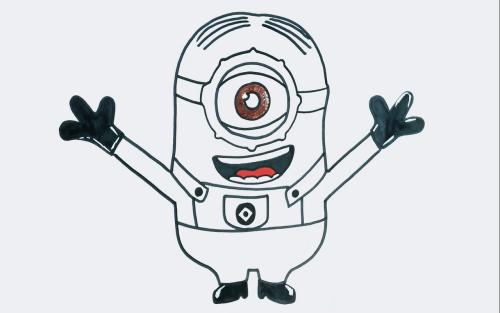 عکس نقاشی گربه رنگ شده