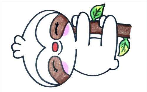 عکس نقاشی گربه رنگ شده