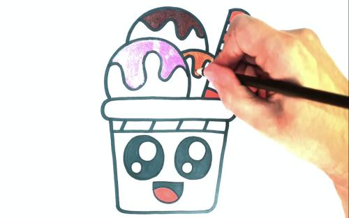 عکس نقاشی گربه رنگ شده