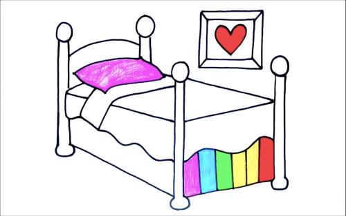 عکس نقاشی گربه رنگ شده