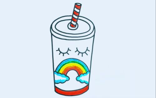 عکس نقاشی گربه رنگ شده