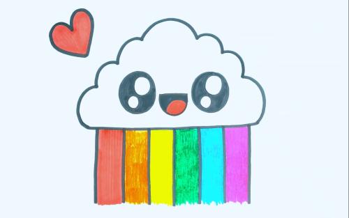 عکس نقاشی گربه رنگ شده