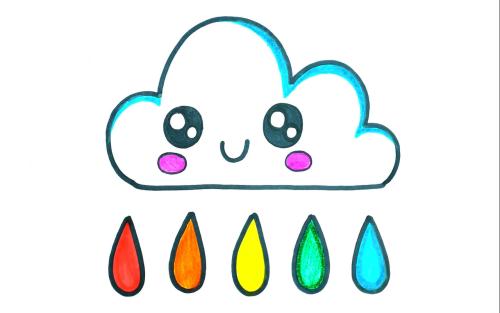 عکس نقاشی گربه رنگ شده