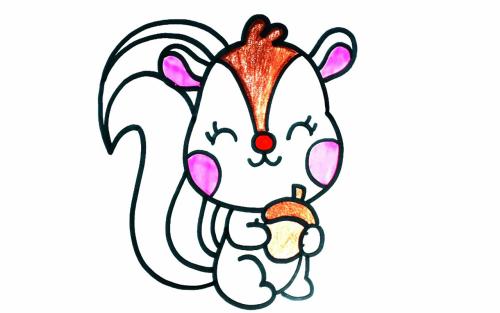 عکس نقاشی گربه رنگ شده