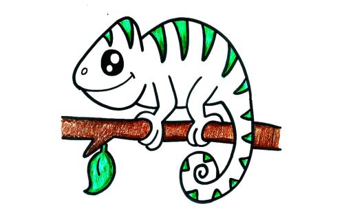 عکس نقاشی گربه رنگ شده