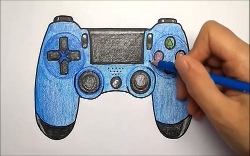 عکس نقاشی گربه رنگ شده