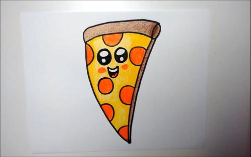 عکس نقاشی گربه رنگ شده