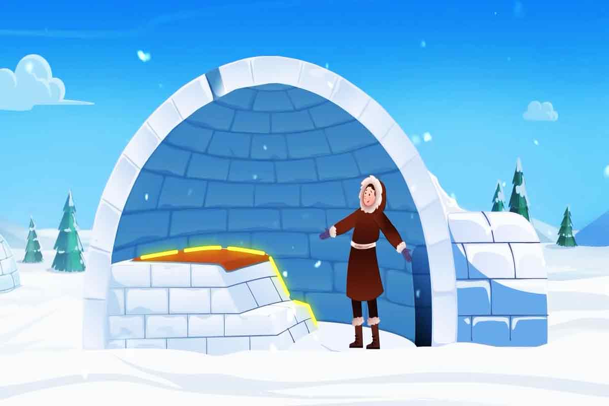 خانه اسکیمویی که از برف ساخته میشه چجوری گرم میشه!؟